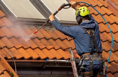 Démoussage et hydrofuge de toiture à Osmoy